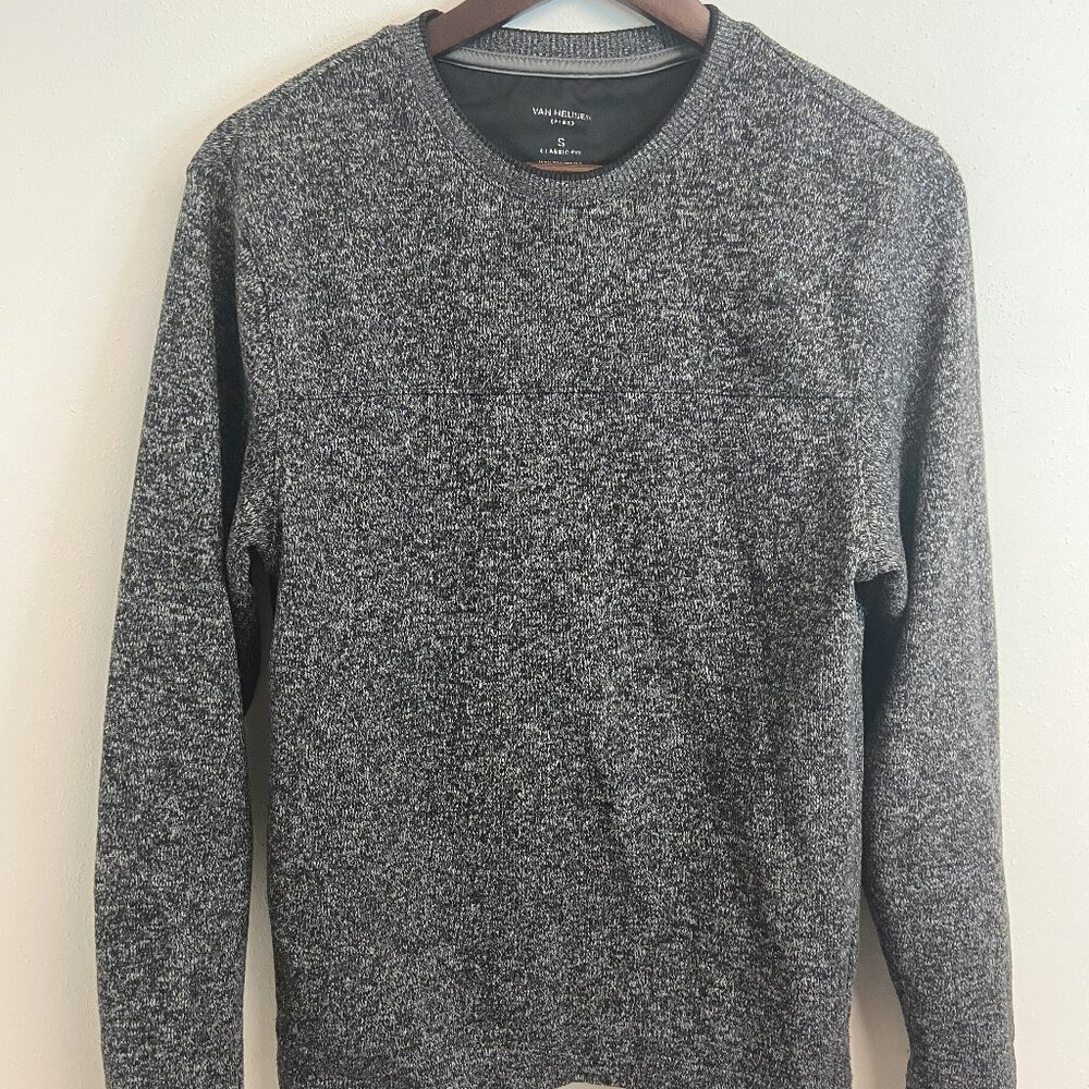 Van Heusen Womens Pullover Long Sleeve Sweater Gray Size Small